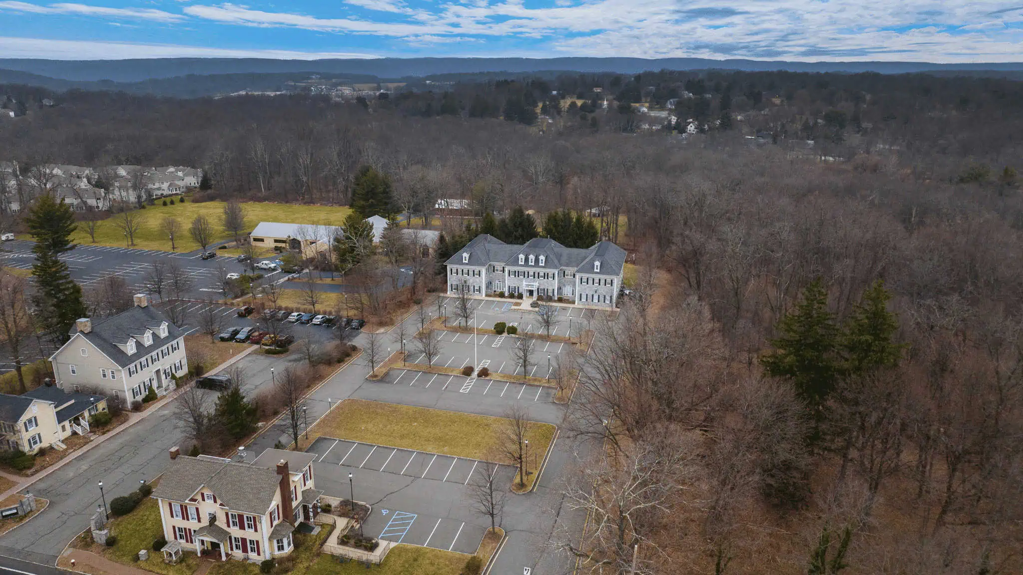 Arial view of Rolling Hills Recovery Center New Jersey Drug & Alcohol Rehab.