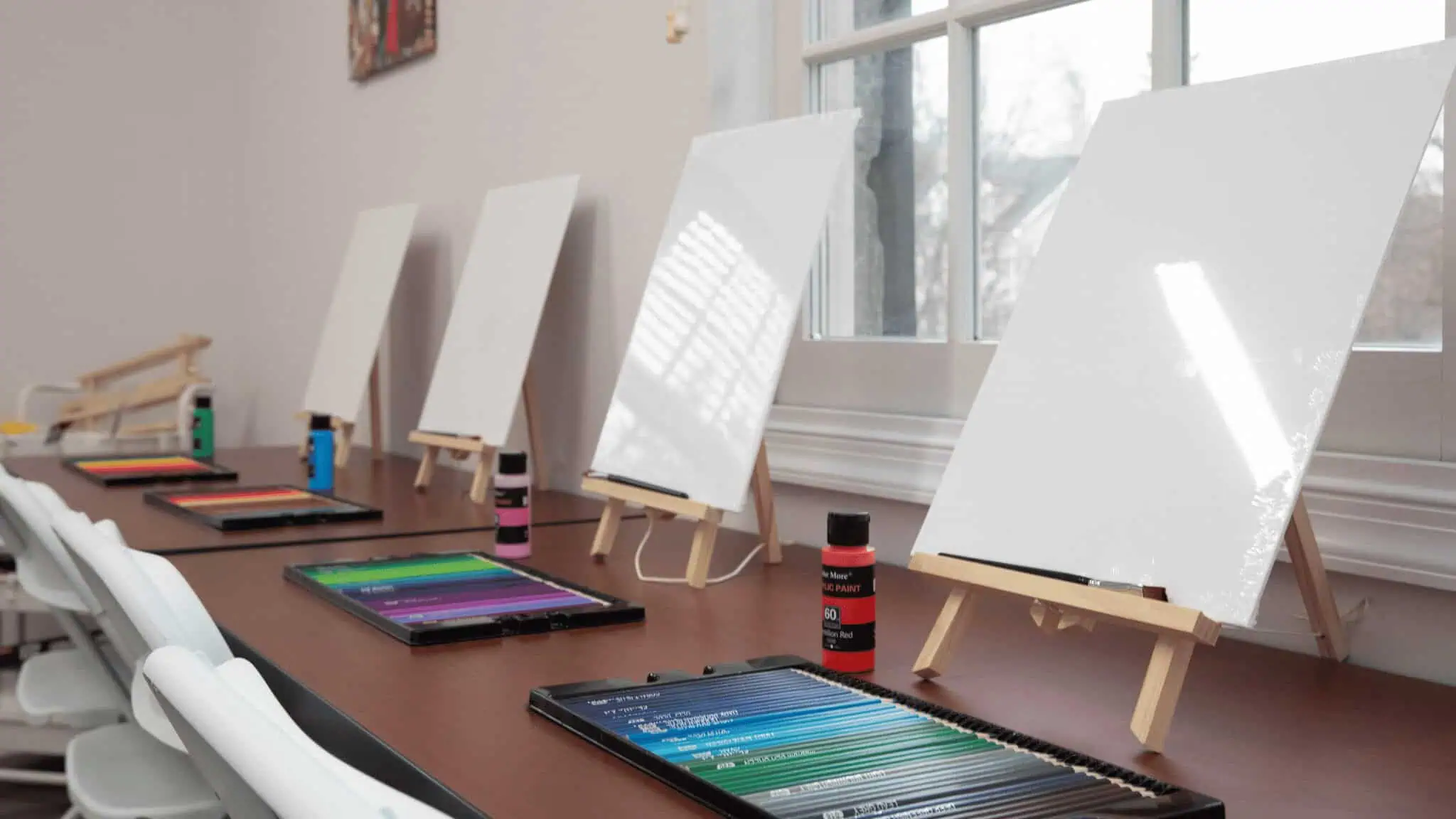 Art canvas at Rolling Hills.