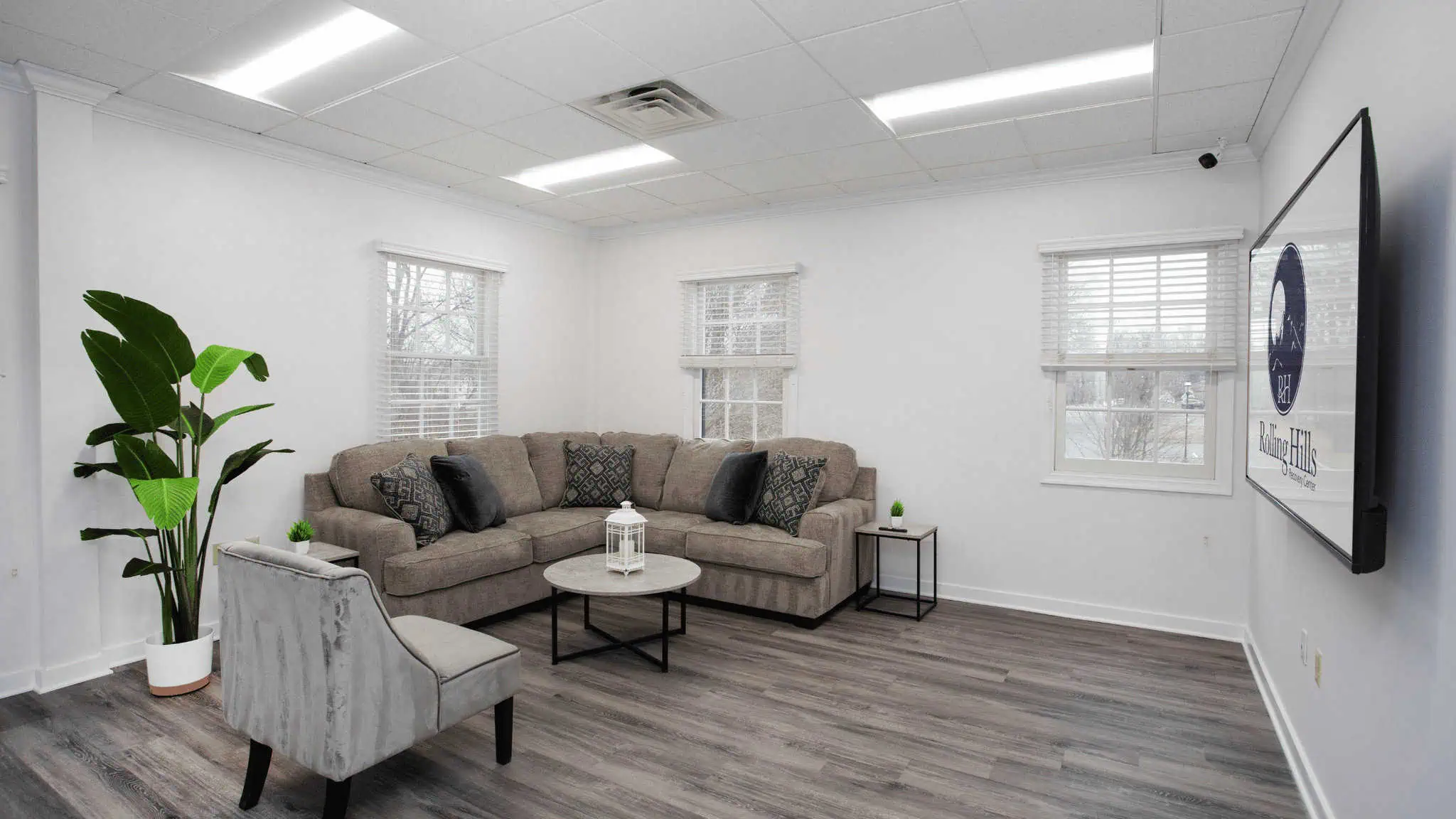 Client area at Rolling Hills Recovery Center.