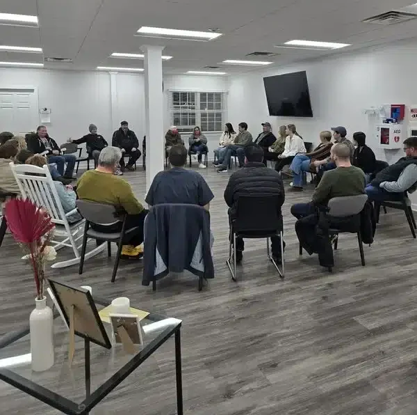 Alumni group meeting at Rolling Hills Recovery Center New Jersey.